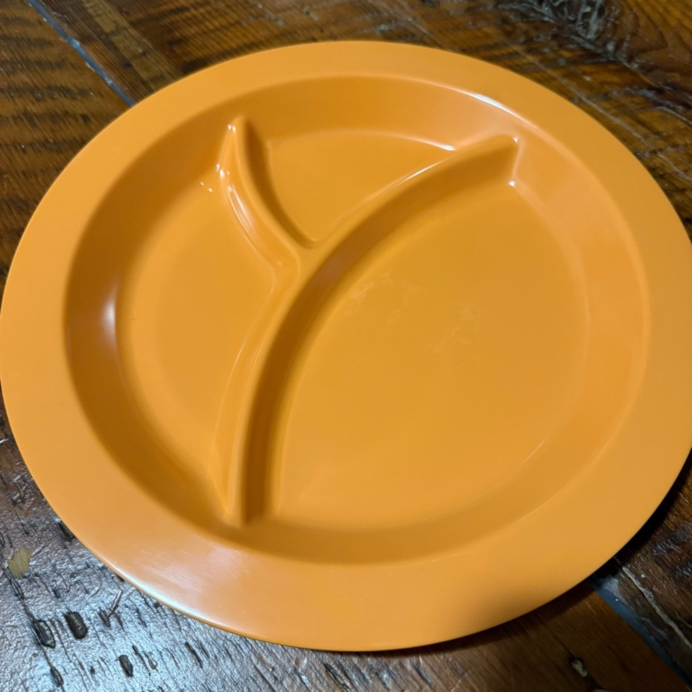 Set of 4 Pottery Barn Kids Divided Dining Plate